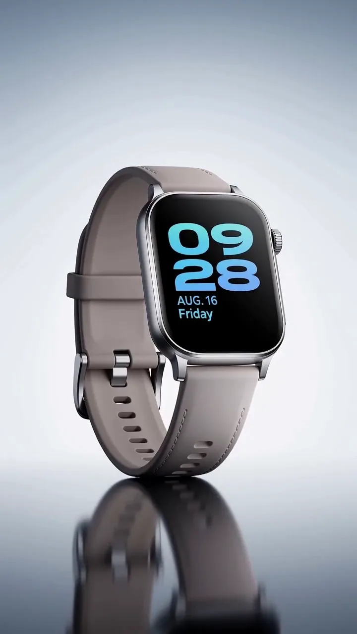 Steel Watch. Concept, smartwatch